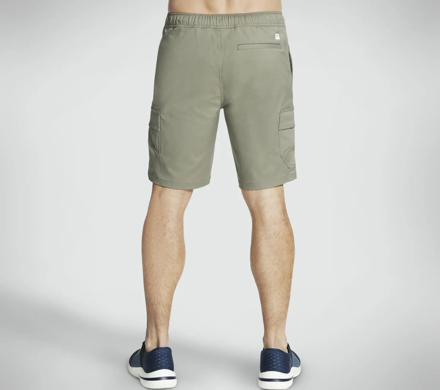 Bottoms|Bottoms<SKECHERS Downtown Cargo 9 Inch Short OLIVE / GRAY
