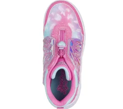 Light-Up|Boots<SKECHERS Dream Racer - Butterfly Express PINK / TURQUOISE