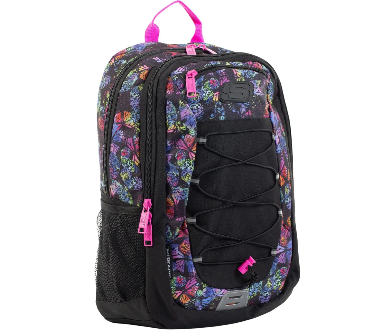 Bags<SKECHERS Eagle Trail Backpack BLACK / PINK / PURPLE