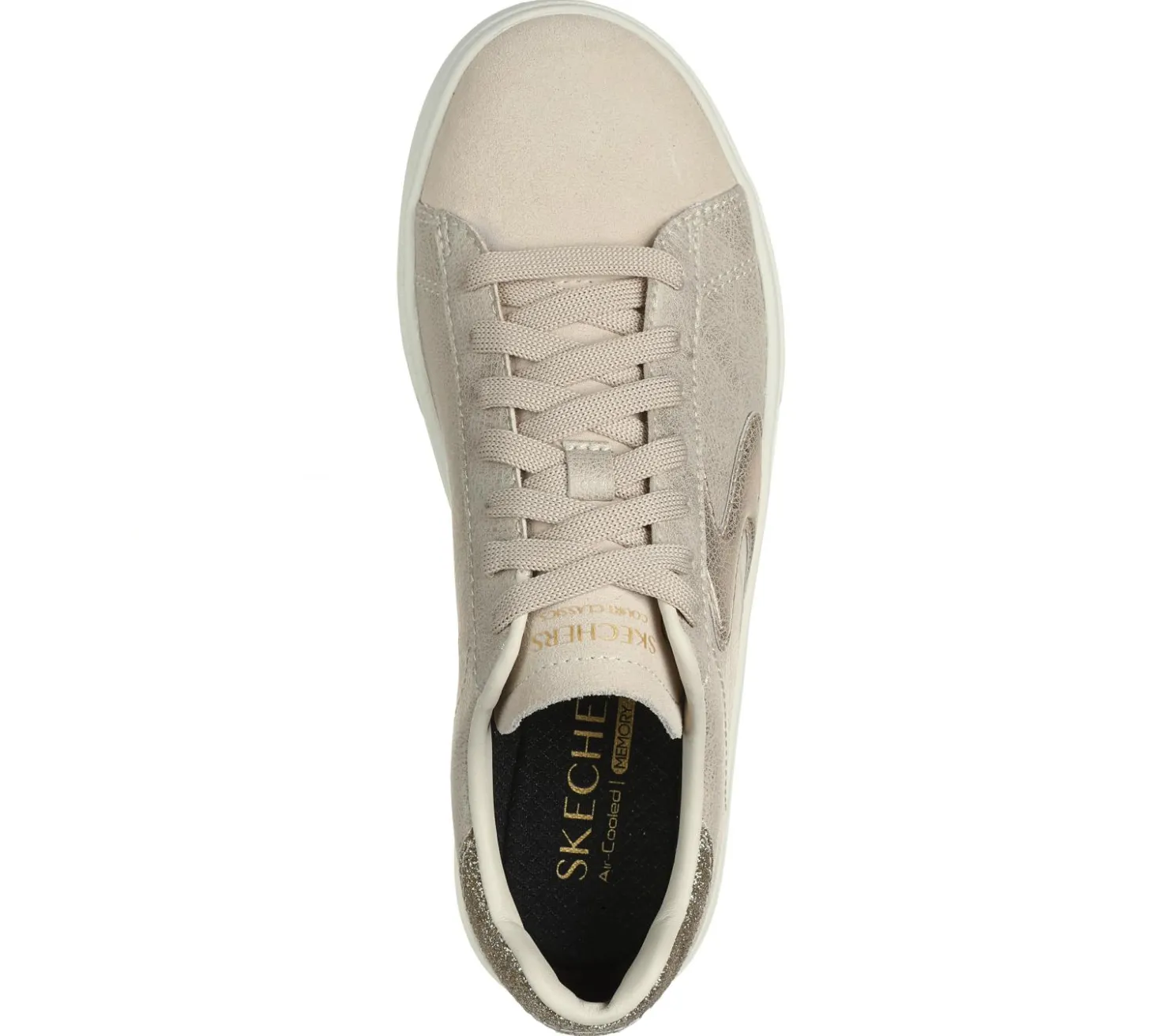Lace Up|Casual Sneakers<SKECHERS Eden LX - Glimpse Of Glitter NATURAL / GOLD