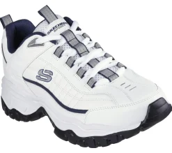Casual Sneakers<SKECHERS E'Lite Afterburn WHITE / NAVY