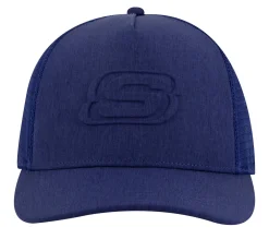 Hats|Hats<SKECHERS Embossed Trucker Hat NAVY / BLUE