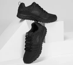 Lace Up|Athletic Sneakers<SKECHERS Escape Plan BLACK