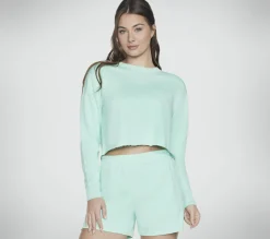 Tops|Tops<SKECHERS Essential Crop Crewneck MINT / MULTI