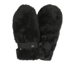 Cold Weather Gear<SKECHERS Faux Fur Mittens - 1 Pack BLACK