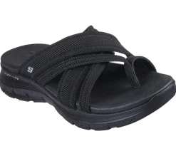 Sandals<SKECHERS Flex Appeal 4.0 - Perfect 4 You BLACK
