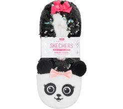 Socks|Socks<SKECHERS Flip Sequin Panda Slipper Socks - 1 Pack MULTI