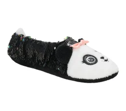 Socks|Socks<SKECHERS Flip Sequin Panda Slipper Socks - 1 Pack MULTI