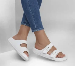 Sandals<SKECHERS Foamies: Arch Fit Cali Breeze 2.0 WHITE