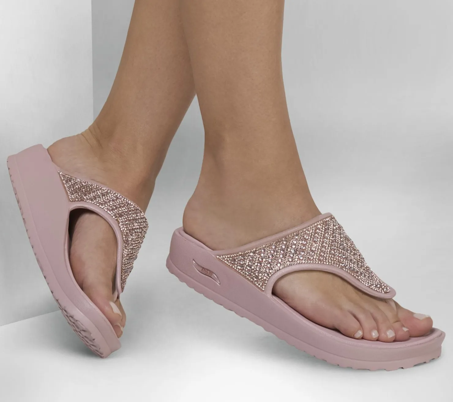 Sandals<SKECHERS Foamies: Arch Fit Cali Breeze - Shine On MAUVE