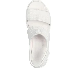 Sandals<SKECHERS Foamies: Arch Fit Footsteps - Sunny Days WHITE
