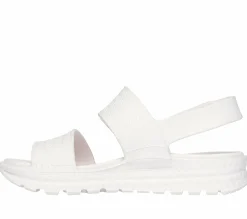 Sandals<SKECHERS Foamies: Arch Fit Footsteps - Sunny Days WHITE