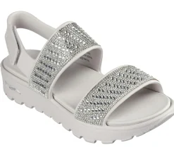 Sandals<SKECHERS Foamies: Arch Fit Footsteps - Enchant NATURAL
