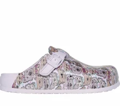 Slip-Ons<SKECHERS Foamies: Cali Breeze 2.0 - Puppy Power LAVENDER / MULTI