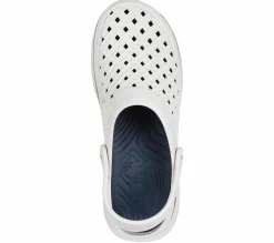 Slip-Ons<SKECHERS Foamies: GO WALK 7 - Ambition WHITE / NAVY