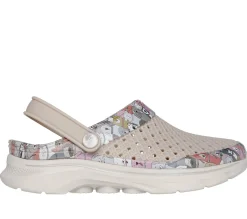 Slip-Ons<SKECHERS Foamies: GO WALK 7 - Puppy Party TAUPE / MULTI