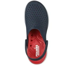 Slip-Ons<SKECHERS Foamies: GOwalk 5 - Astonished NAVY / RED