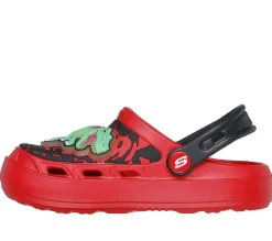 Light-Up|Slip-Ons<SKECHERS Foamies: Swifters - T-Rex-Brights RED
