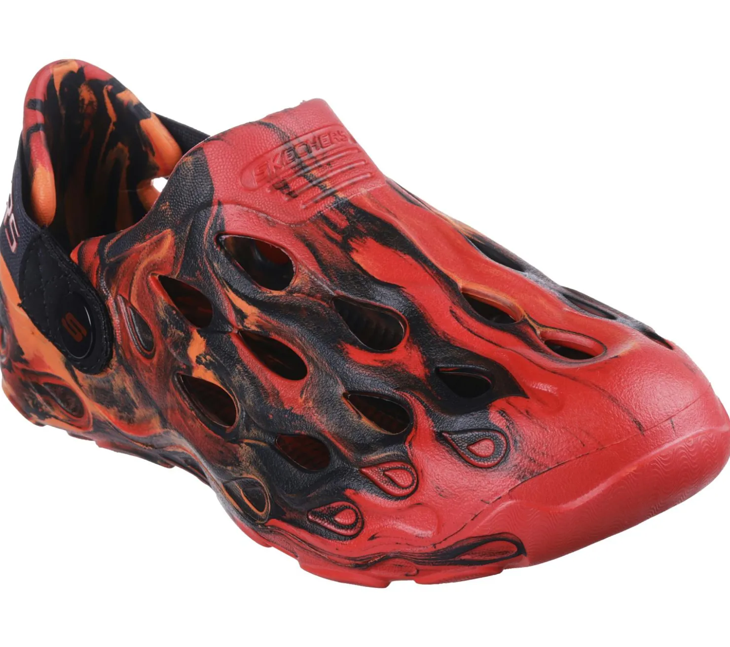 Slip-Ons<SKECHERS Foamies: Thermo-Rush - Lavamorphic RED / BLACK