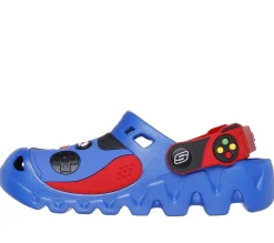 Light-Up|Slip-Ons<SKECHERS Foamies: Zaggle - Hydro-Pointz BLUE / RED