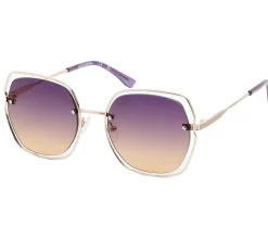 Sunglasses<SKECHERS Geometric Sunglasses ROSEGOLD