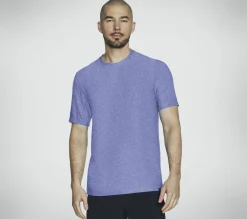 Tops|Tops<SKECHERS GO DRI All Day Tee PURPLE / WHITE / HOT PINK