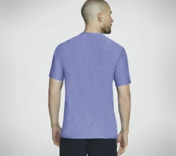Tops|Tops<SKECHERS GO DRI All Day Tee PURPLE / WHITE / HOT PINK