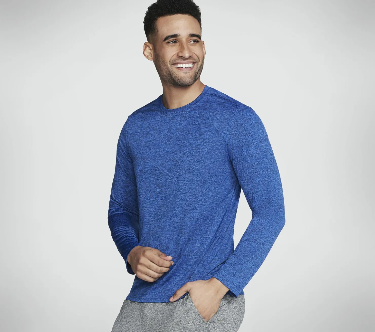 Tops|Tops<SKECHERS GO DRI Charge Long Sleeve Tee ROYAL