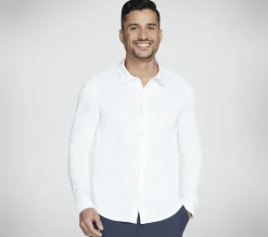 Tops|Tops<SKECHERS GO DRI Off Duty Button Down Shirt WHITE