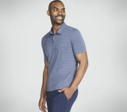 Tops|Tops<SKECHERS GO DRI Premier Stripe Polo NAVY
