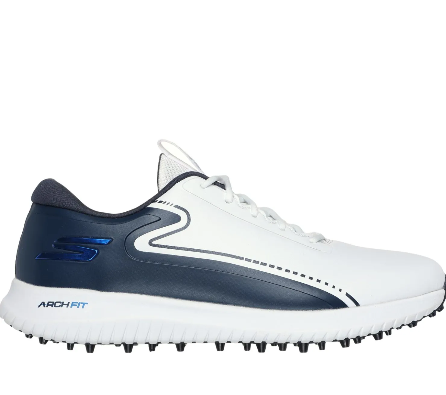 Lace Up<SKECHERS GO GOLF Max 3 WHITE / NAVY