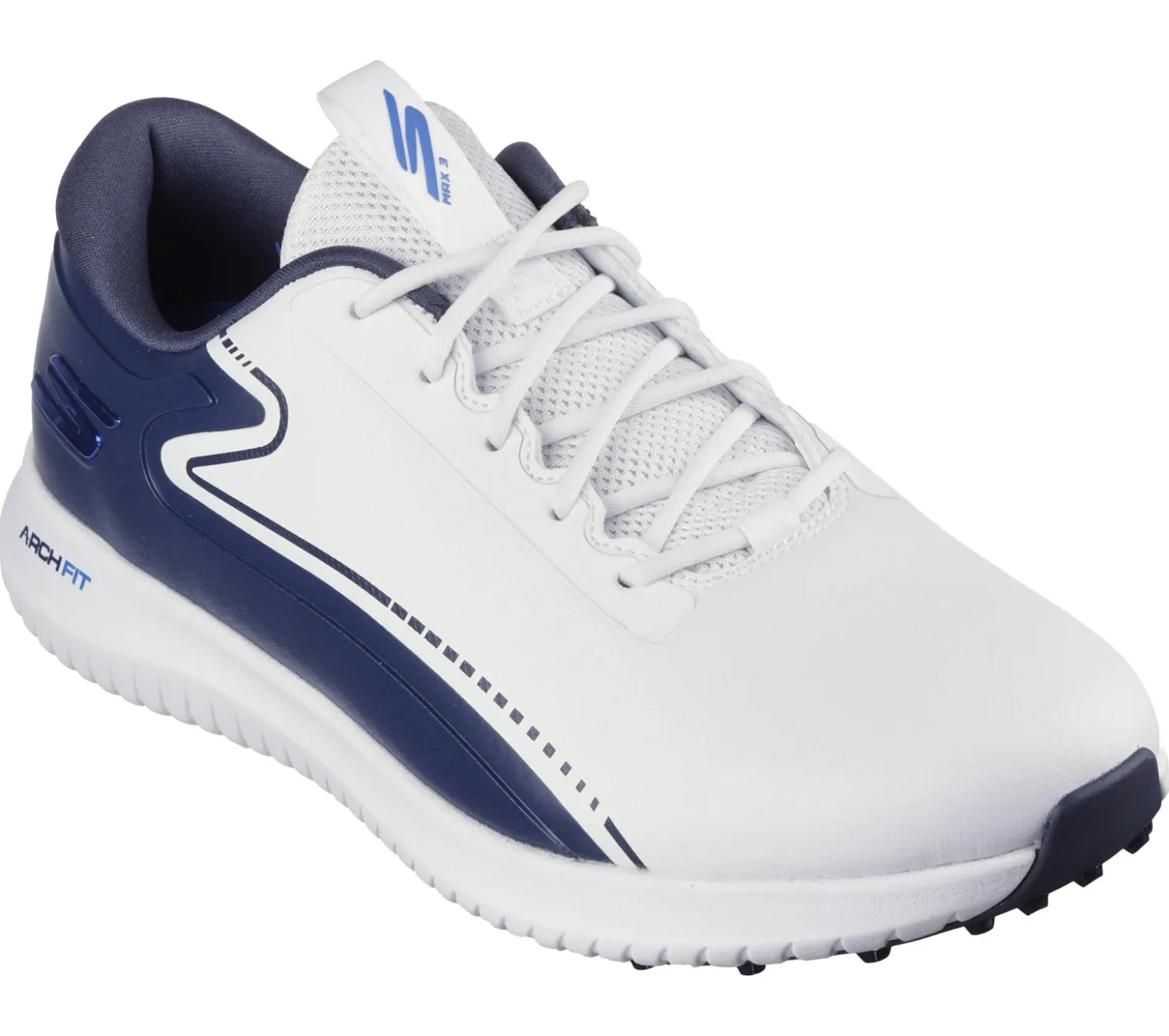 Lace Up<SKECHERS GO GOLF Max 3 WHITE / NAVY