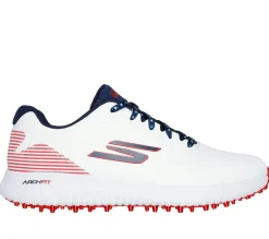 Lace Up<SKECHERS GO GOLF Max 2 - Patriot WHITE / NAVY