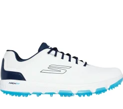 Lace Up<SKECHERS GO GOLF PRO 6 SL WHITE / NAVY