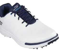 Lace Up<SKECHERS GO GOLF Tempo WHITE / NAVY