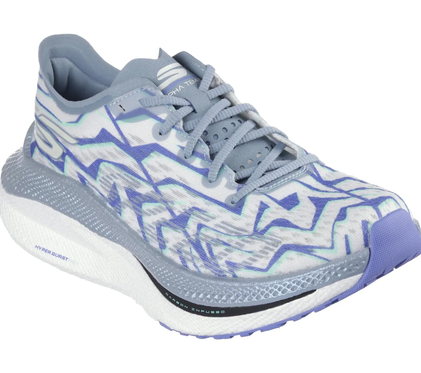 Lace Up|Athletic Sneakers<SKECHERS GO RUN Alpha Tempo BLUE / WHITE