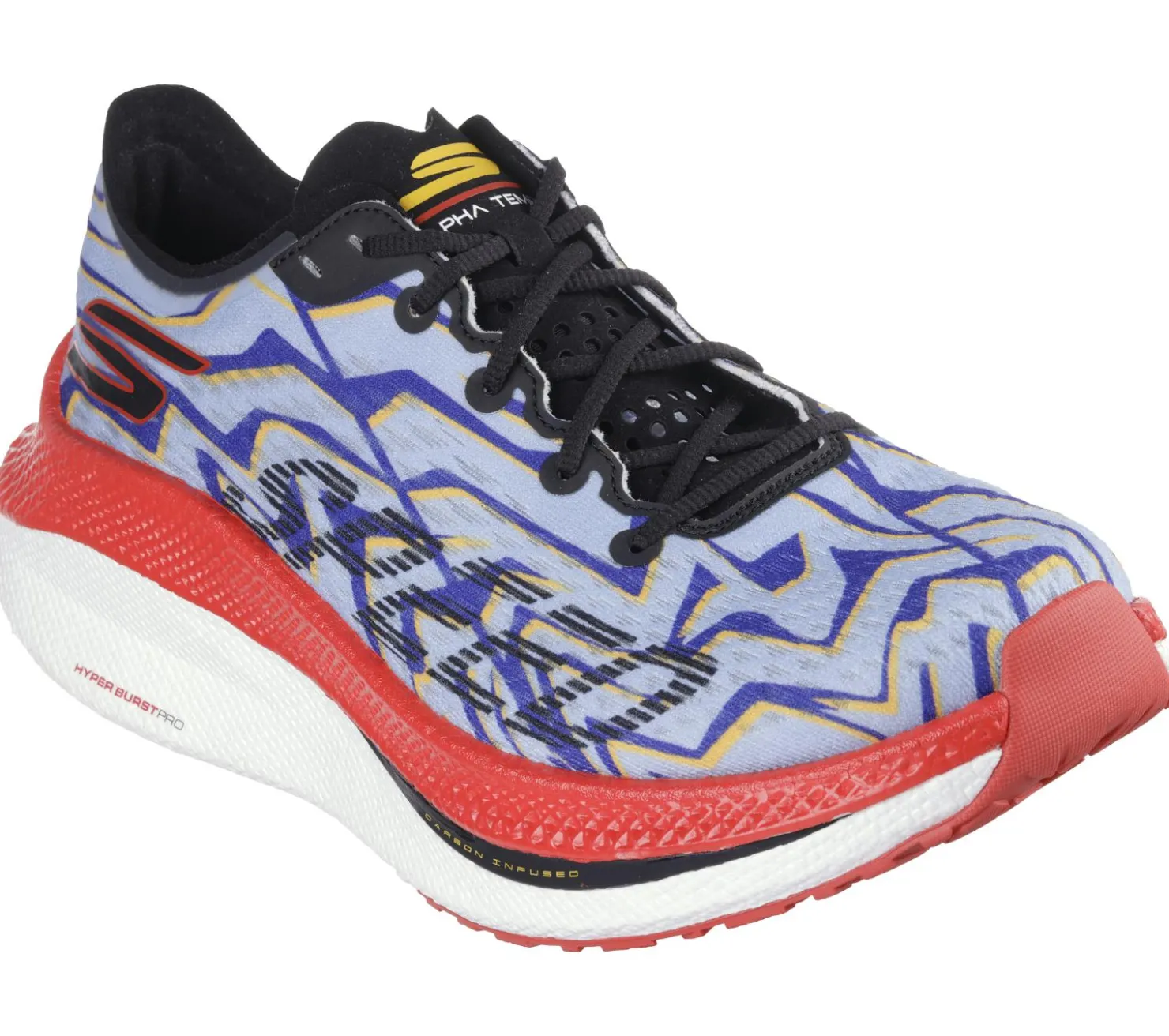 Lace Up|Athletic Sneakers<SKECHERS GO RUN Alpha Tempo BLUE / RED