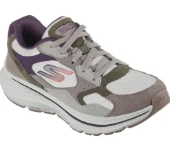 Lace Up|Athletic Sneakers<SKECHERS GO RUN Consistent 2.0 - Retro Stride NATURAL / PURPLE