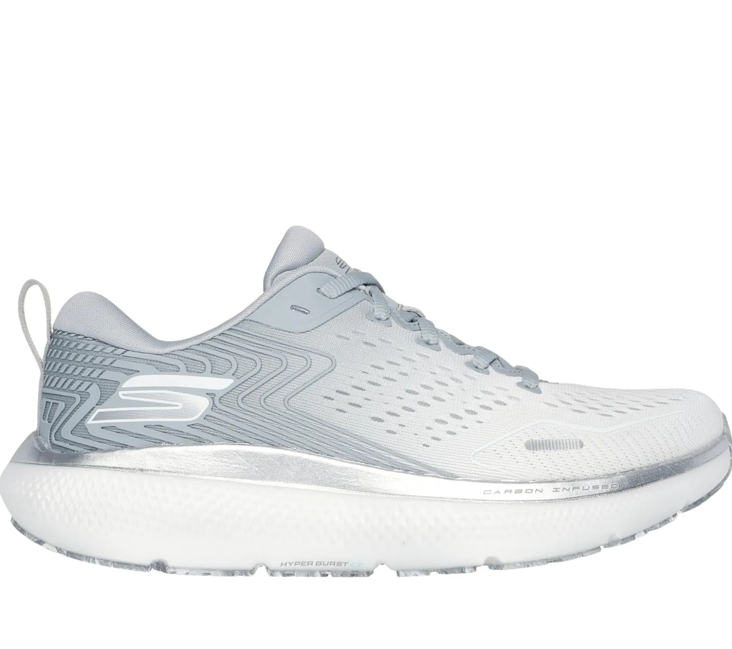 Lace Up|Athletic Sneakers<SKECHERS GO RUN Ride 11 WHITE / GRAY