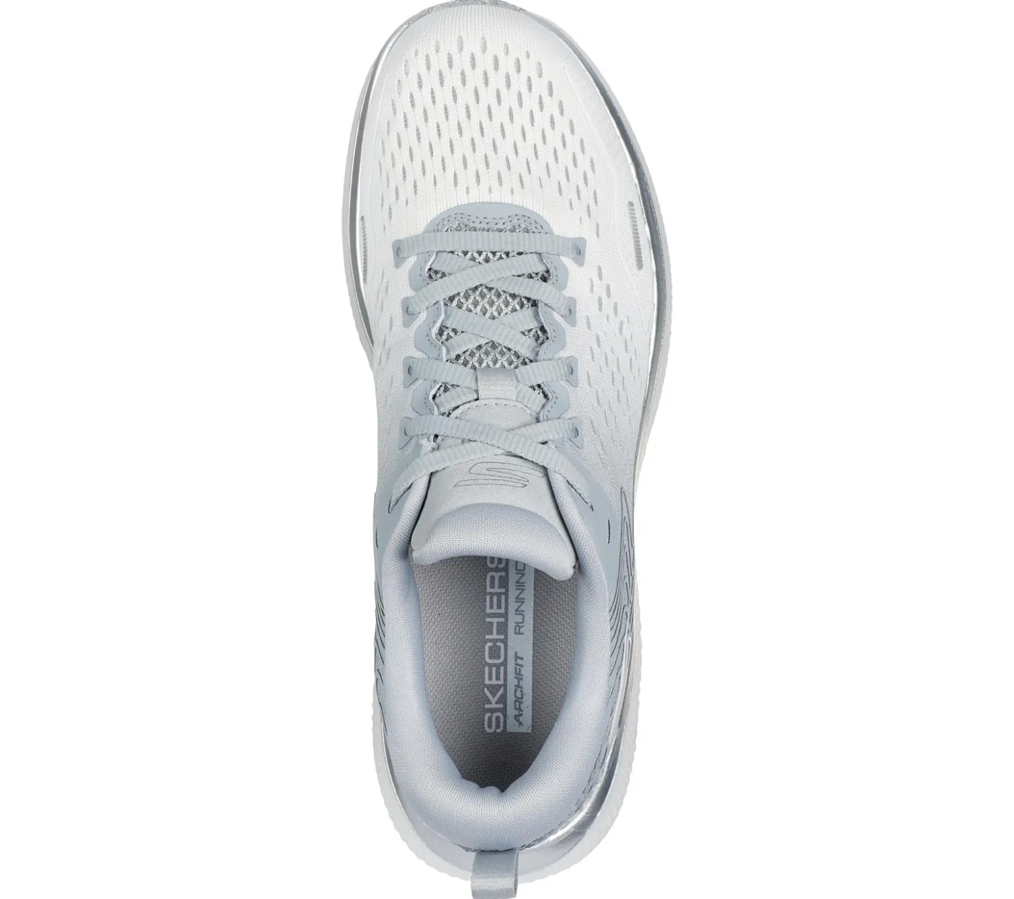 Lace Up|Athletic Sneakers<SKECHERS GO RUN Ride 11 WHITE / GRAY