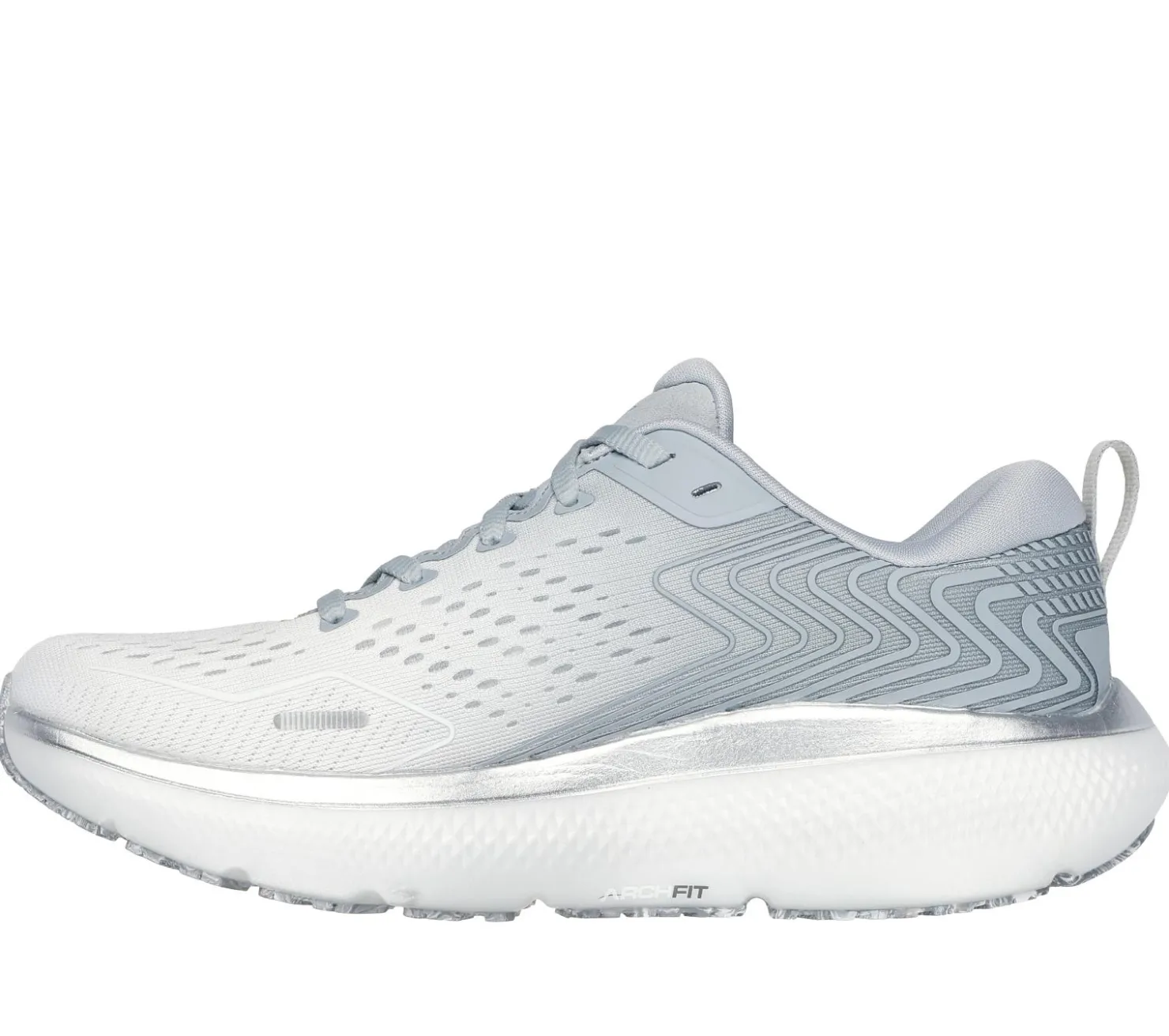 Lace Up|Athletic Sneakers<SKECHERS GO RUN Ride 11 WHITE / GRAY