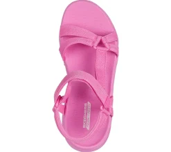 Sandals<SKECHERS GO RUN Swirl Tech Sandal - Fierce LIGHT PINK