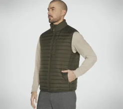 Tops|Tops<SKECHERS GO SHIELD Altitude Reversible Vest BROWN / OLIVE