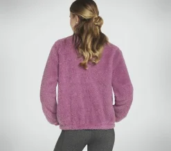 Tops|Tops<SKECHERS GO SNUGGLE Sherpa Jacket LIGHT MAUVE