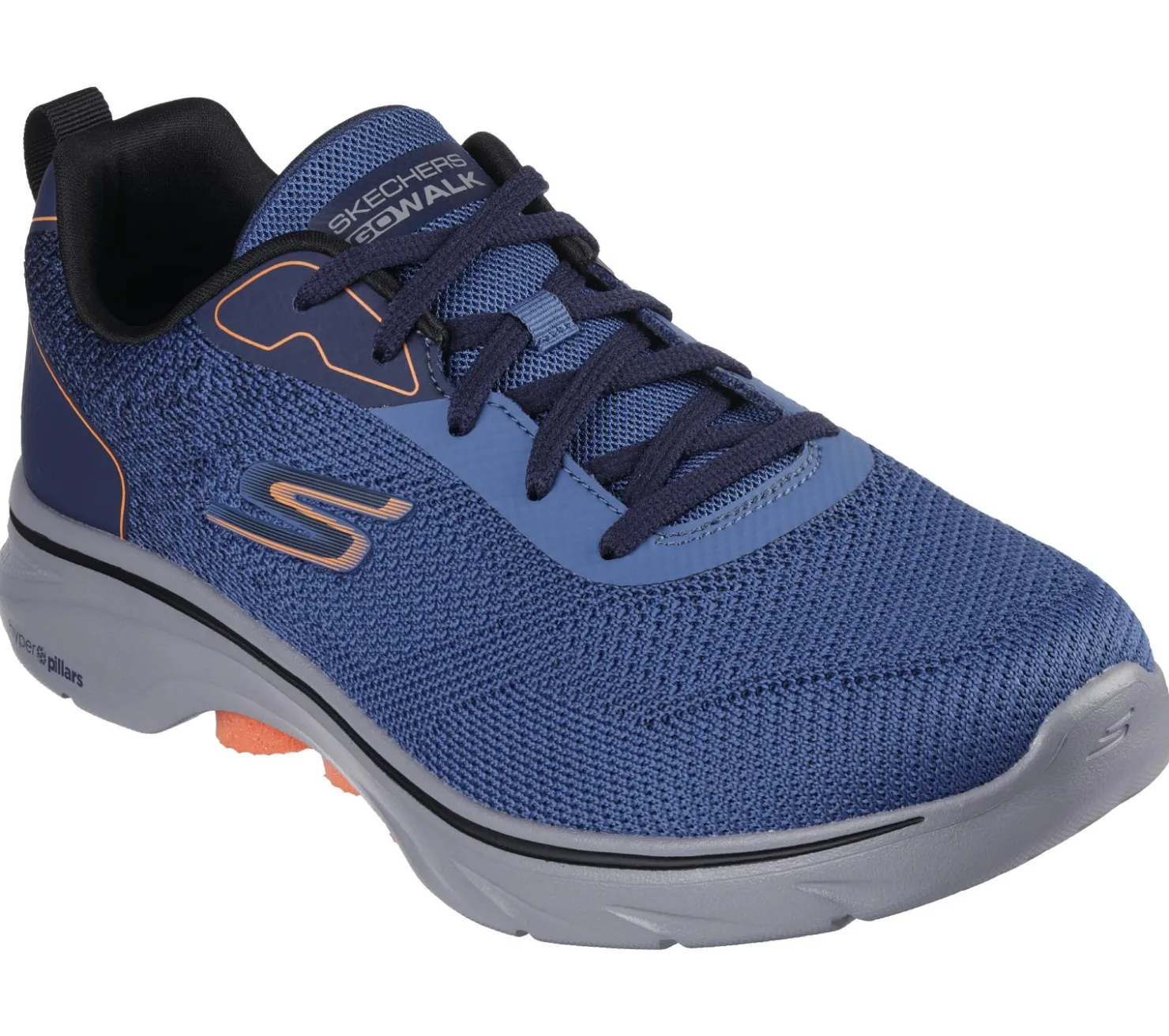 Lace Up|Athletic Sneakers<SKECHERS GO WALK 7 - Ennoble NAVY