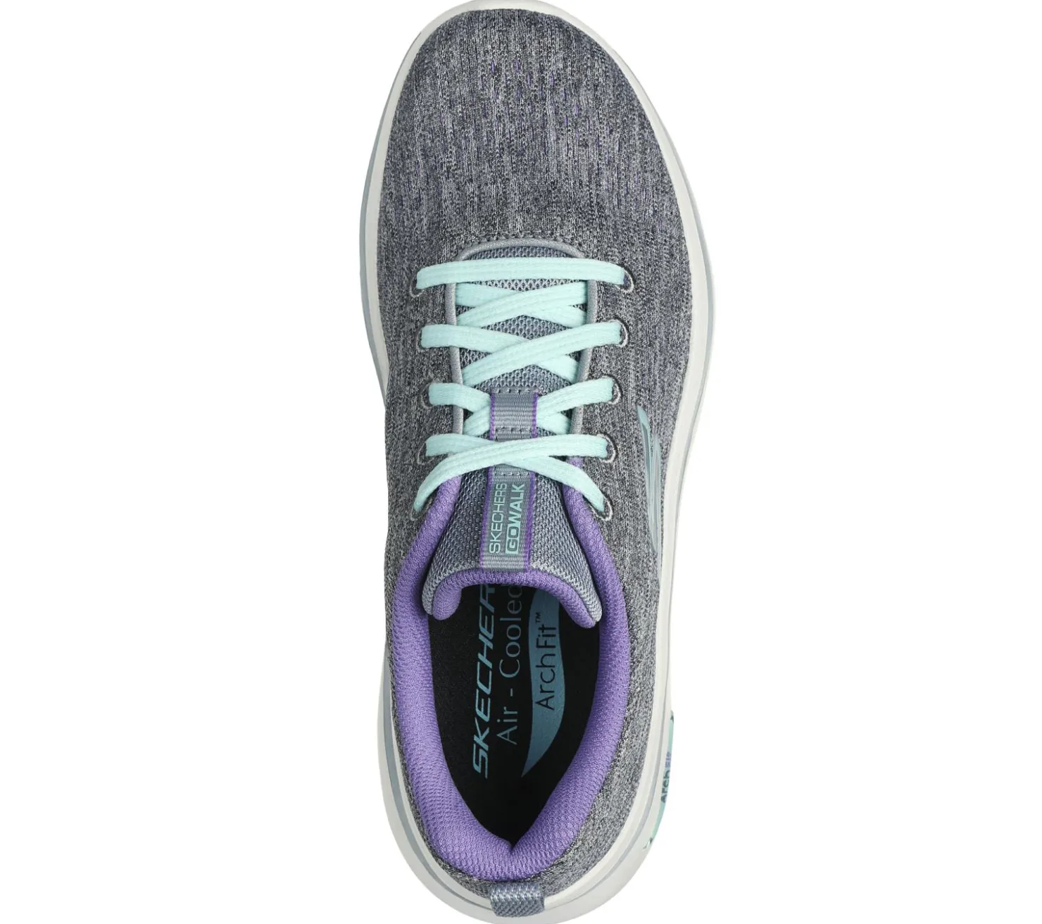 Lace Up|Casual Sneakers<SKECHERS GO WALK Arch Fit 2.0 - Vivid Sunset GRAY / LAVENDER