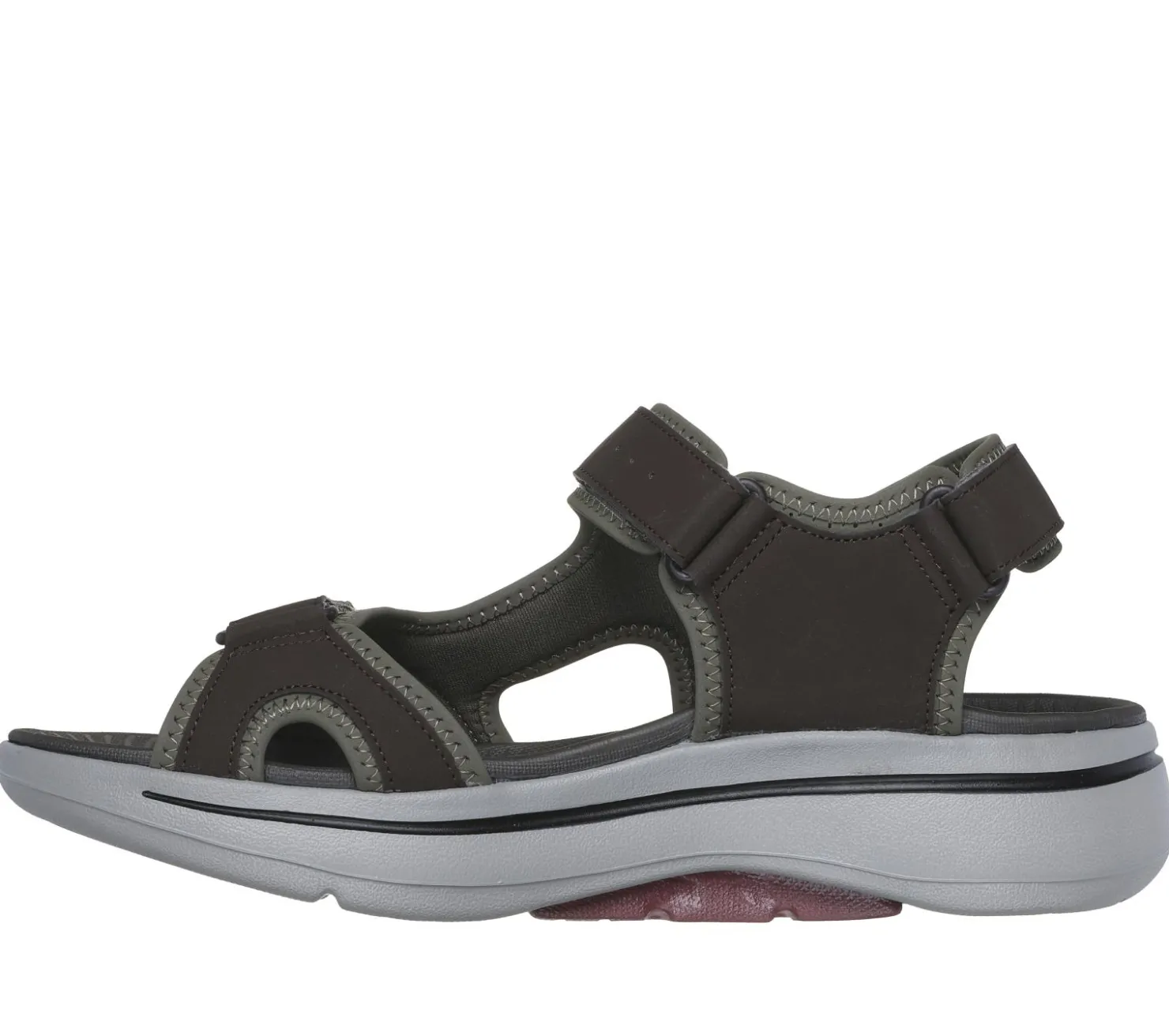 Sandals<SKECHERS GO WALK Arch Fit - Mission II OLIVE