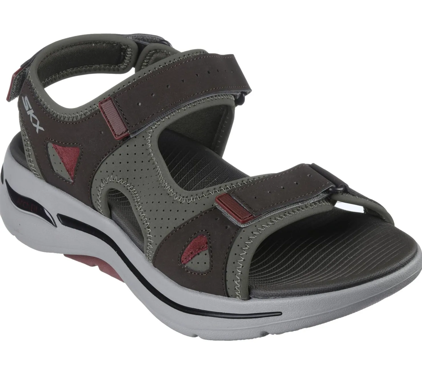 Sandals<SKECHERS GO WALK Arch Fit - Mission II OLIVE