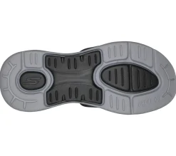 Sandals<SKECHERS GO WALK Arch Fit Sandal - Gradual BLACK / GRAY