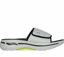 Sandals<SKECHERS GO WALK Arch Fit Sandal - Manta Ray Bay GRAY / YELLOW